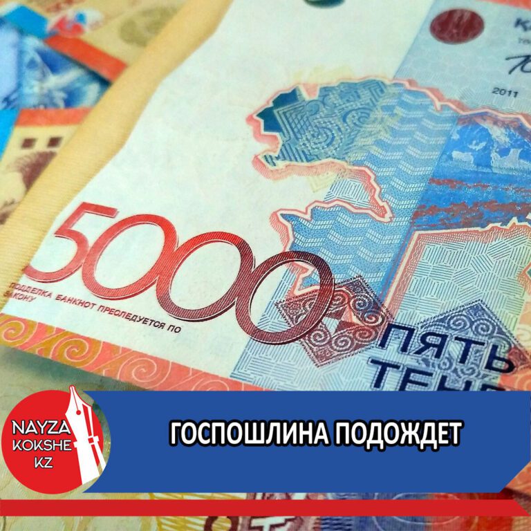 ГОСПОШЛИНА ПОДОЖДЕТ