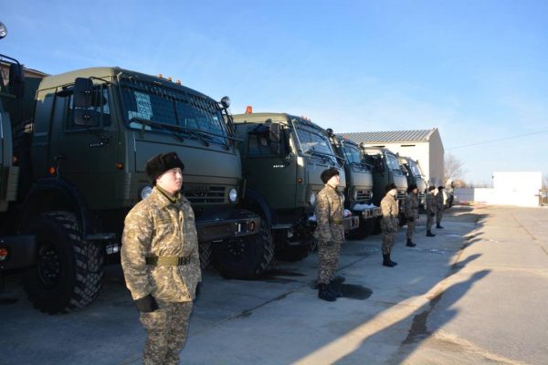 Новая техника укомплектовала воинские части Казахстана