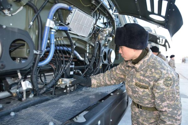 Новая техника укомплектовала воинские части Казахстана