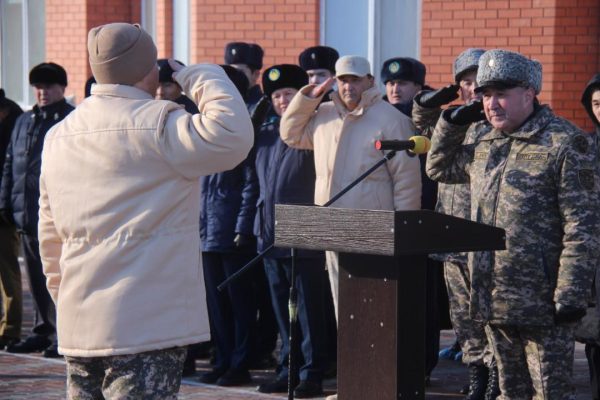 «Жас сарбаз»: 135 школьников вступили в ряды военно-патриотического движения