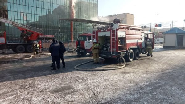 Военные пожарные проявили профессионализм при тушении пожара в Семее