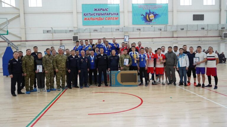 ДЧС Акмолинской области провели турнир по трем видам спорта