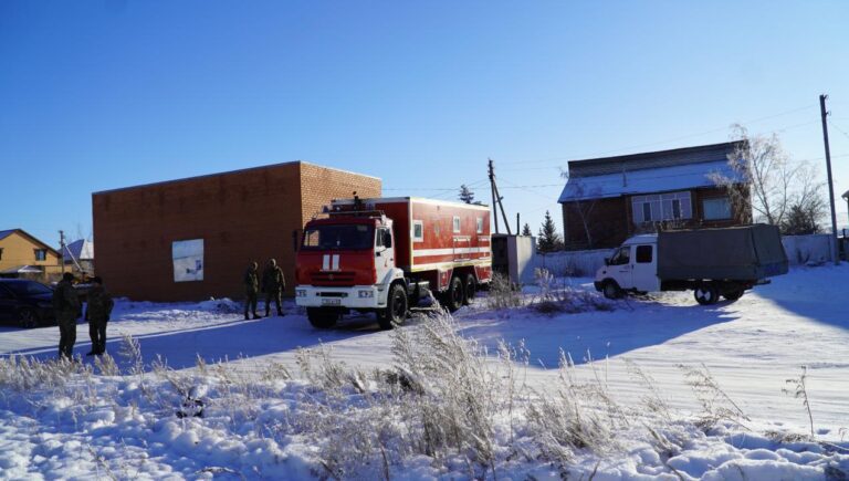 Акмолинские спасатели пришли на помощь коммунальным службам