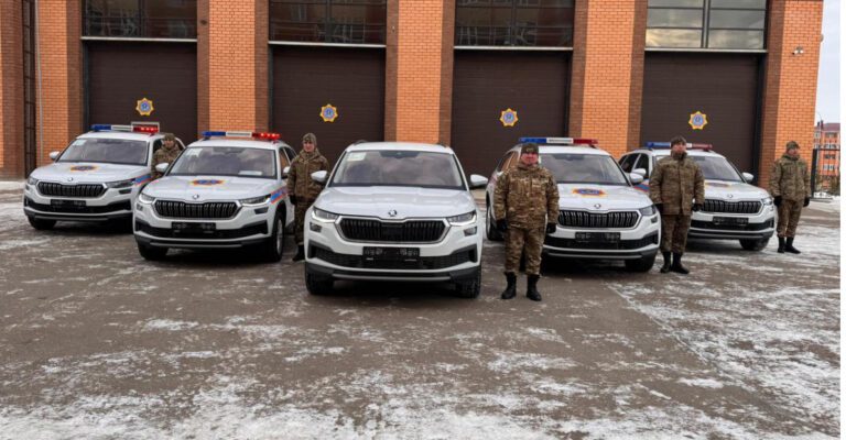 Пополнение автопарка акмолинских спасателей
