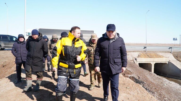 Советник Премьер-Министра РК Ералы Тугжанов ознакомился с паводковой ситуацией в Акмолинской области